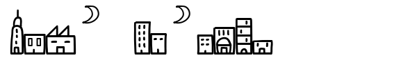 Easy Skyline font preview